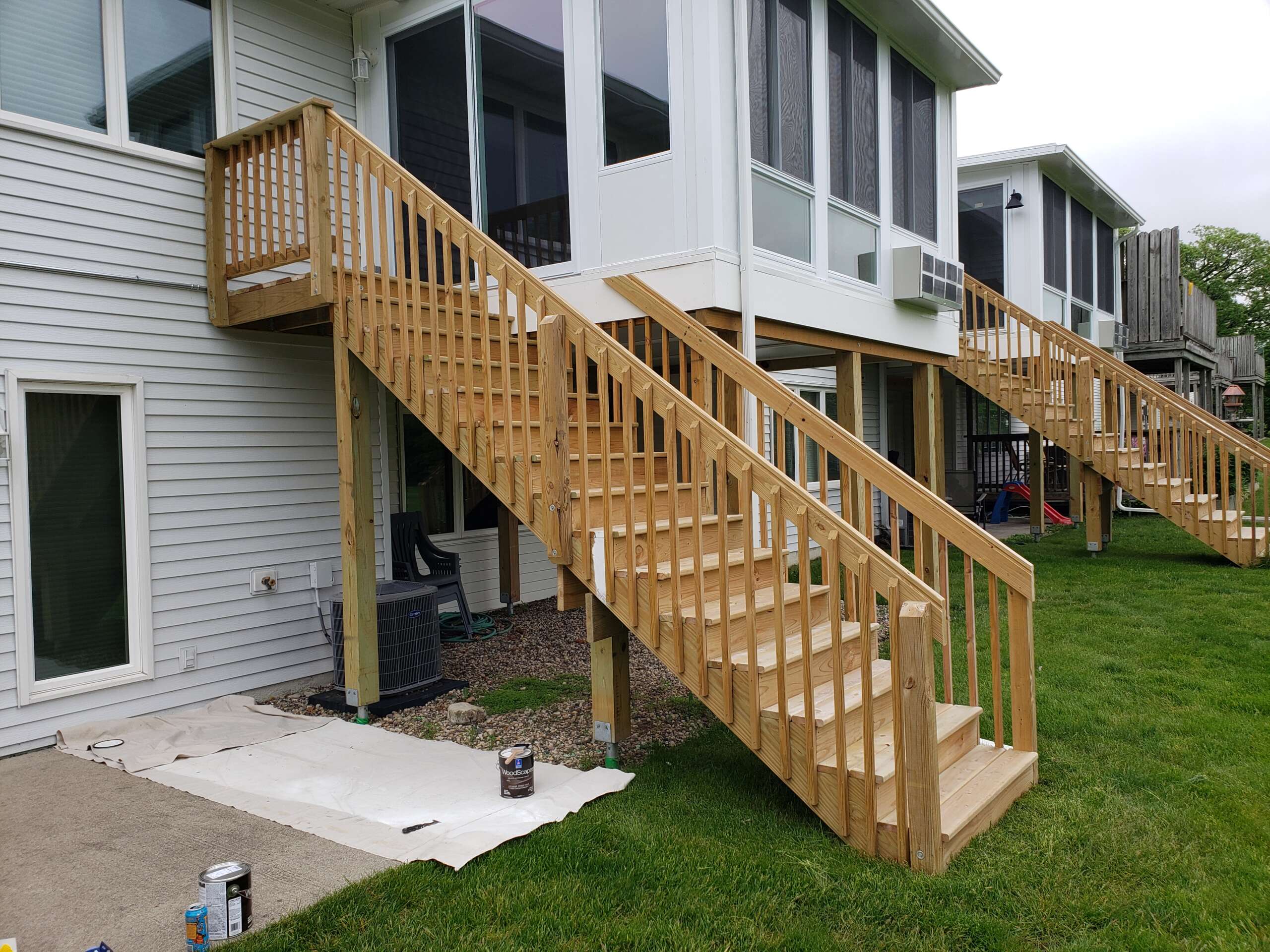 Before New Deck Staining