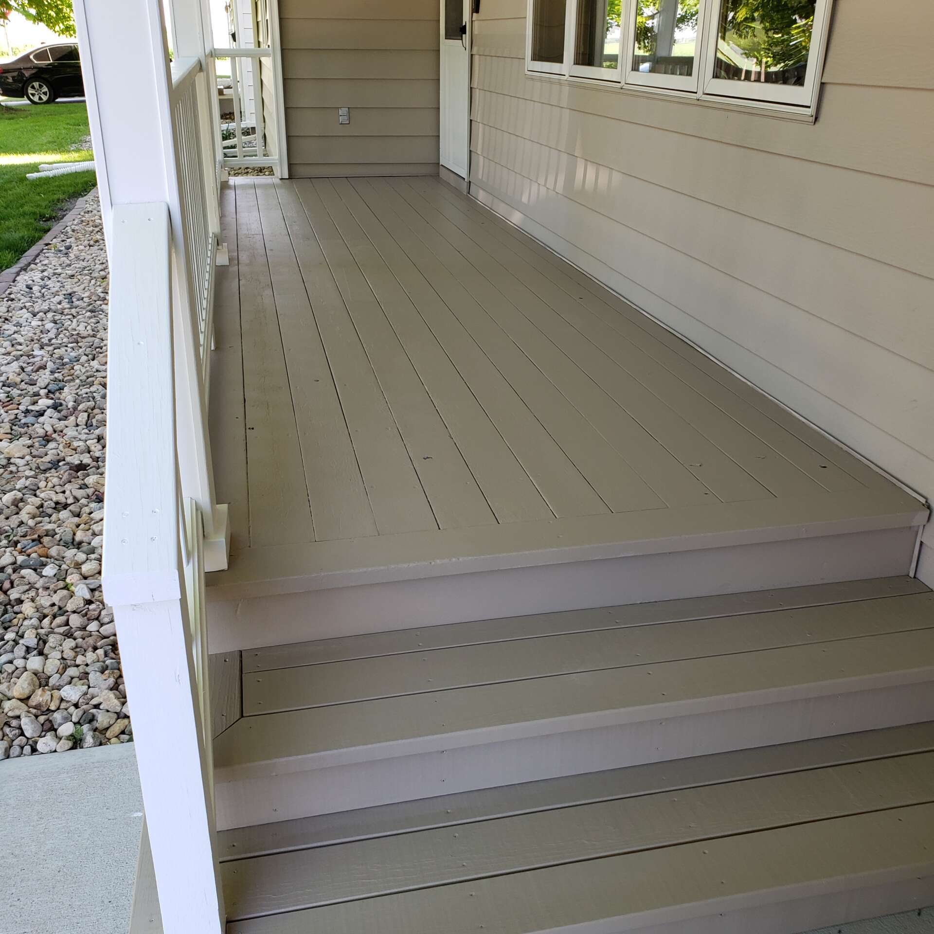 After Exterior Porch Paint