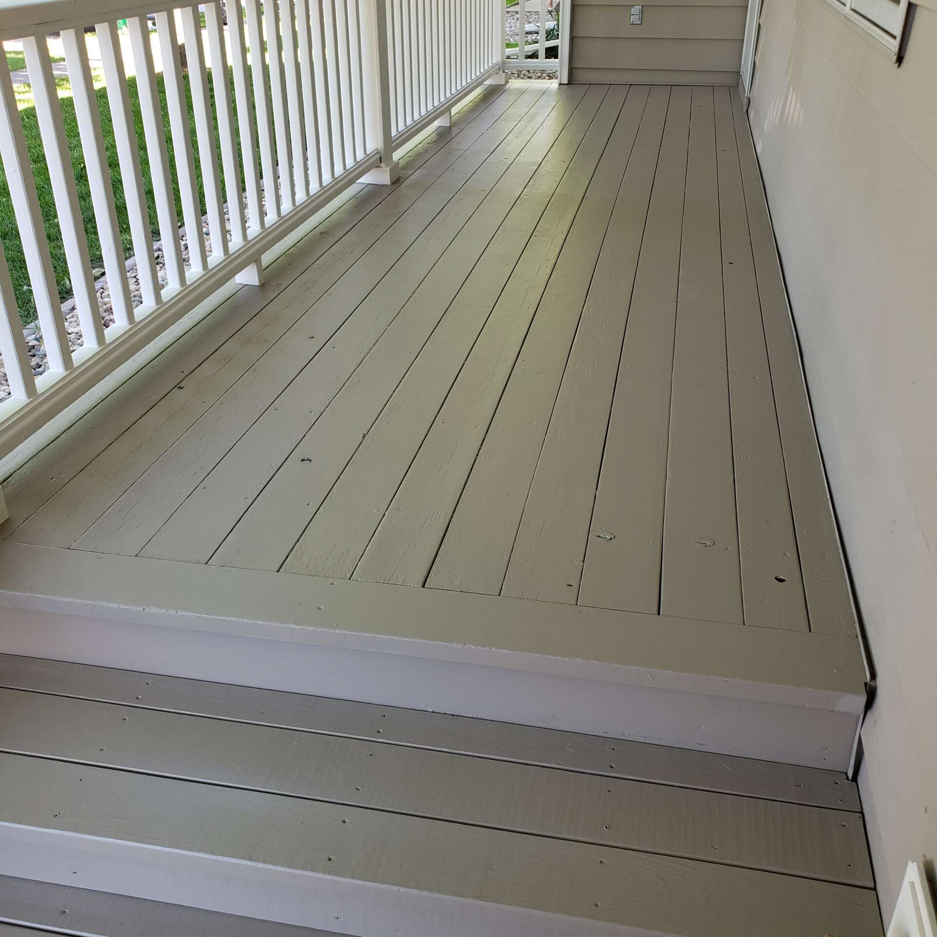 After Exterior Porch Paint