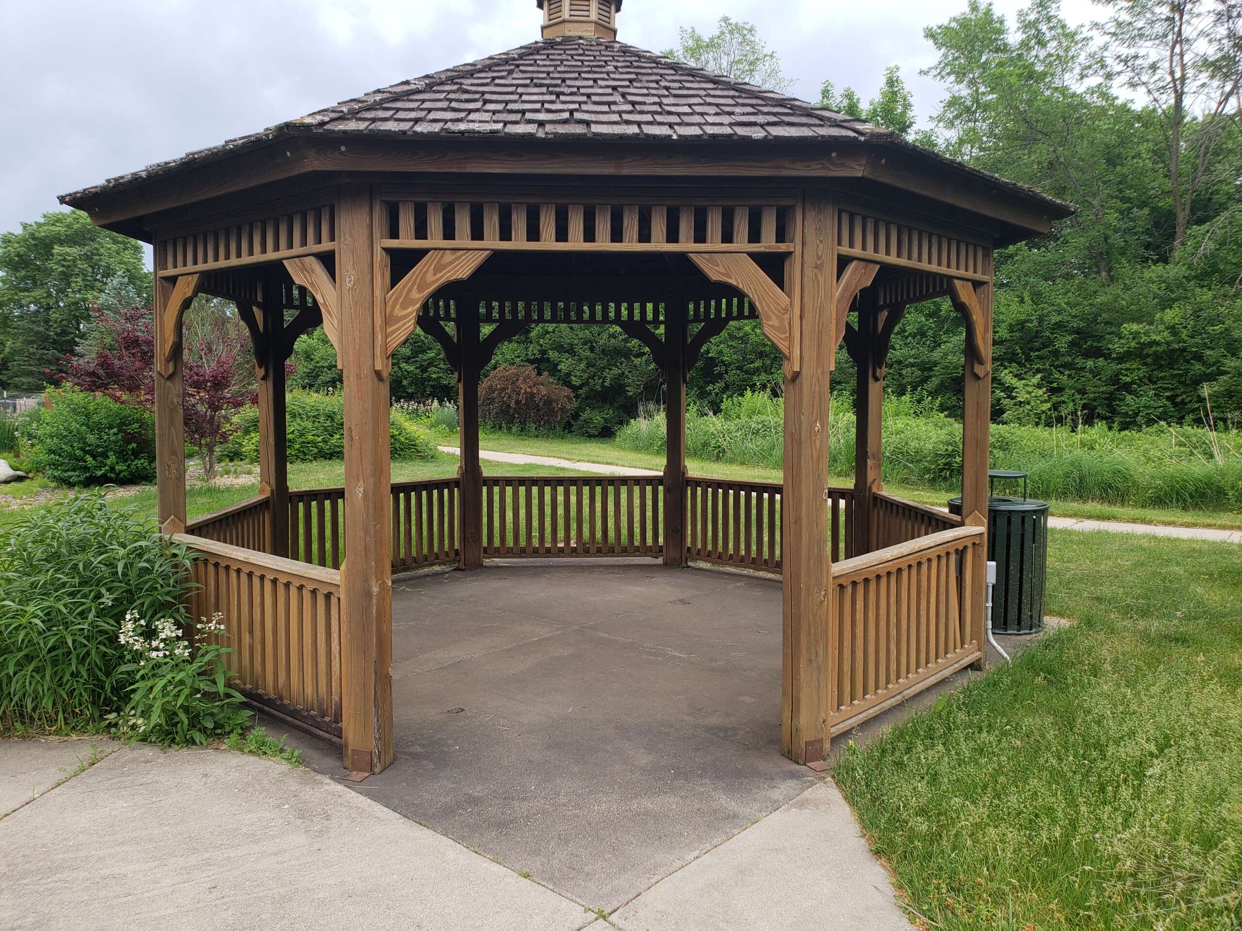 Before Gazebo Refinish