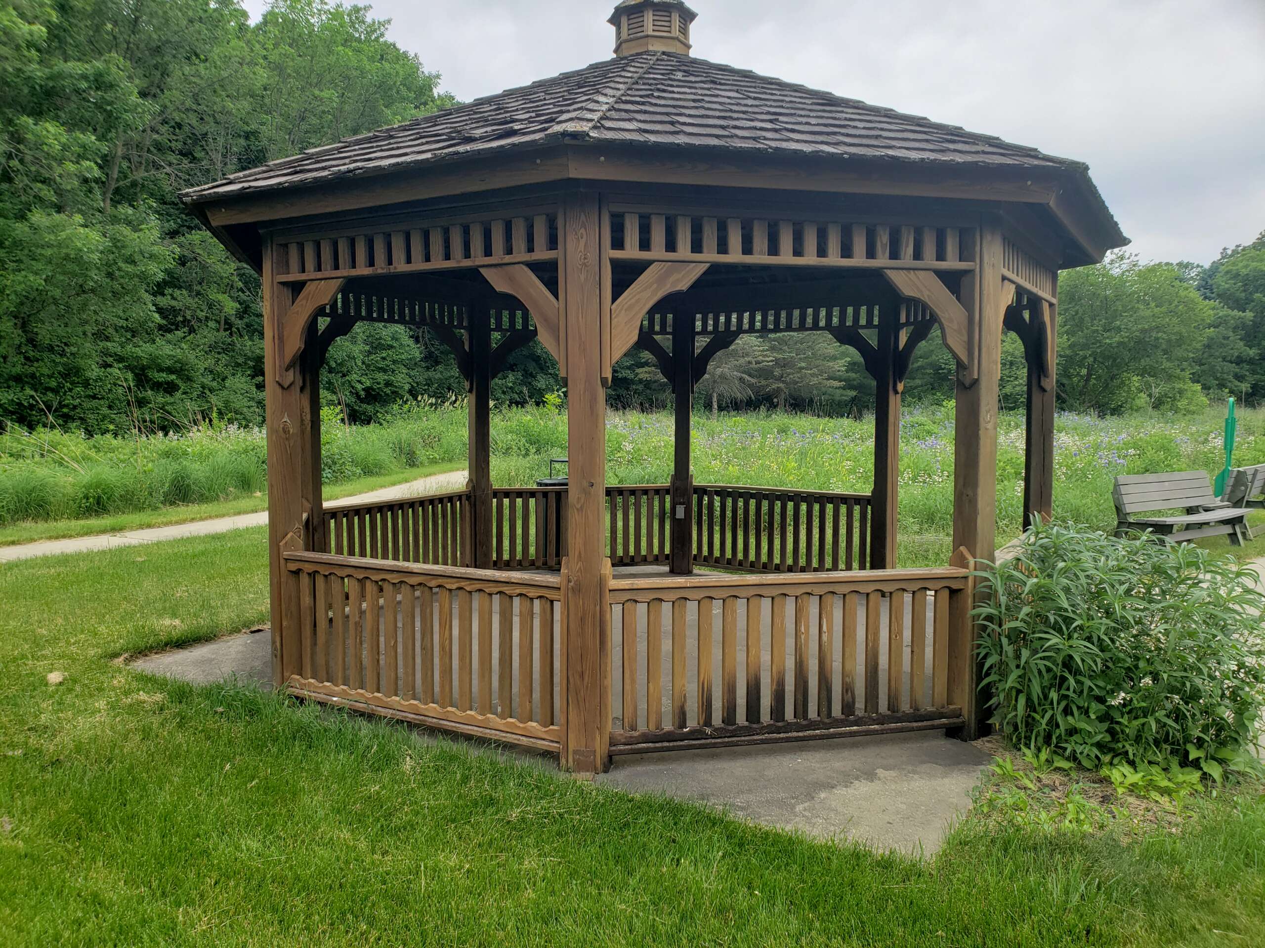 Before Gazebo Refinish