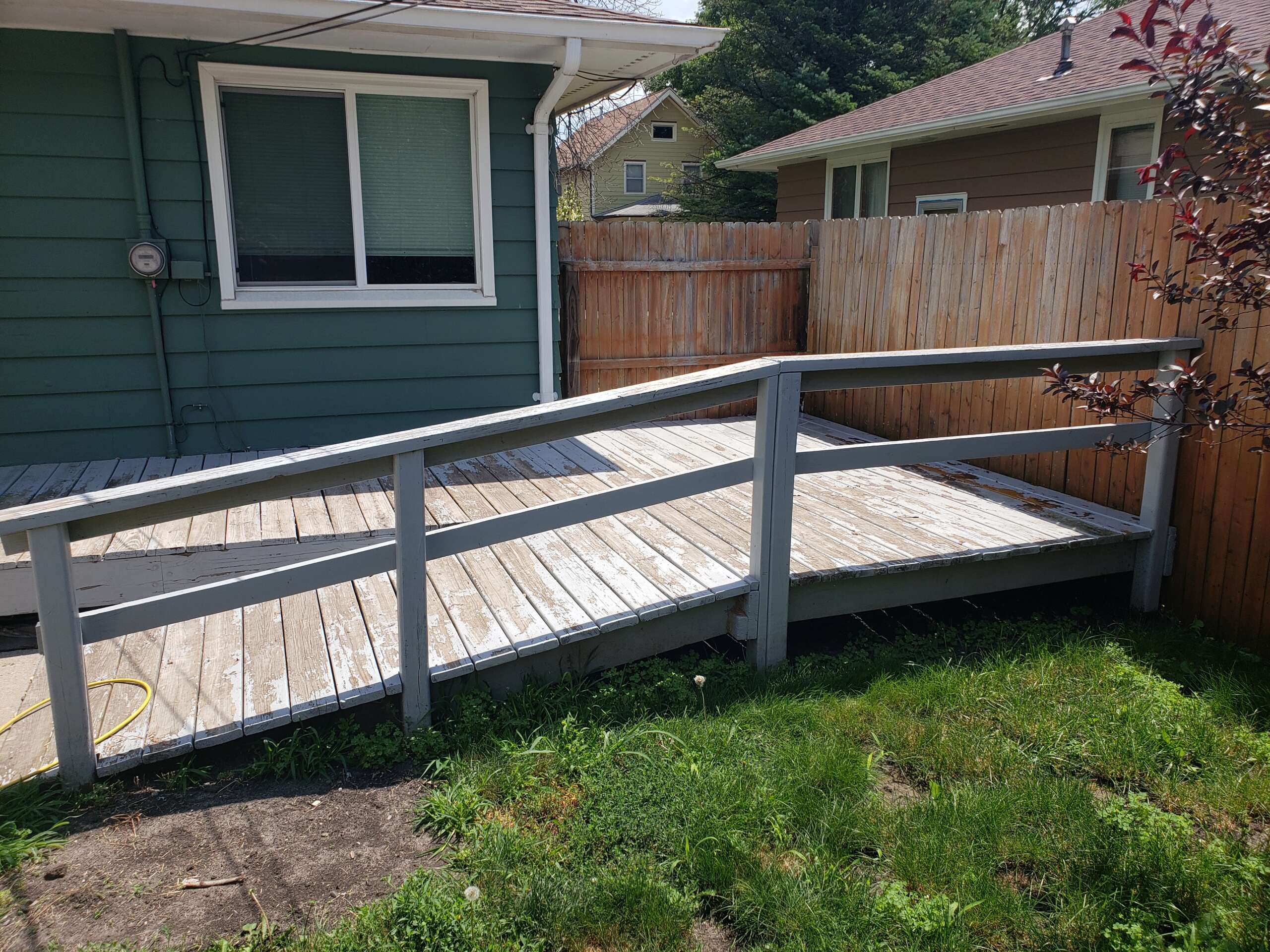 Before Painting Deck