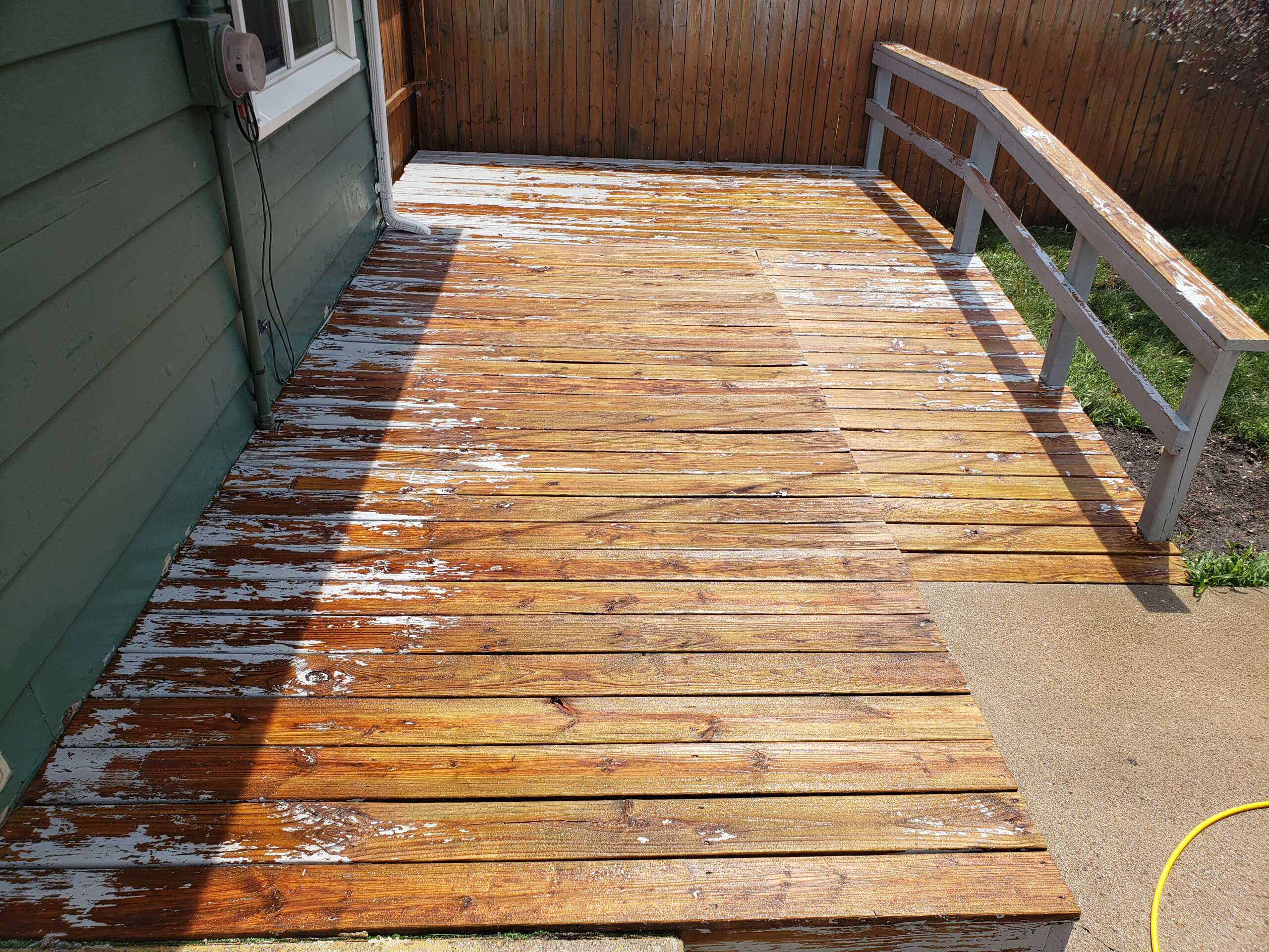 Before Painting Deck