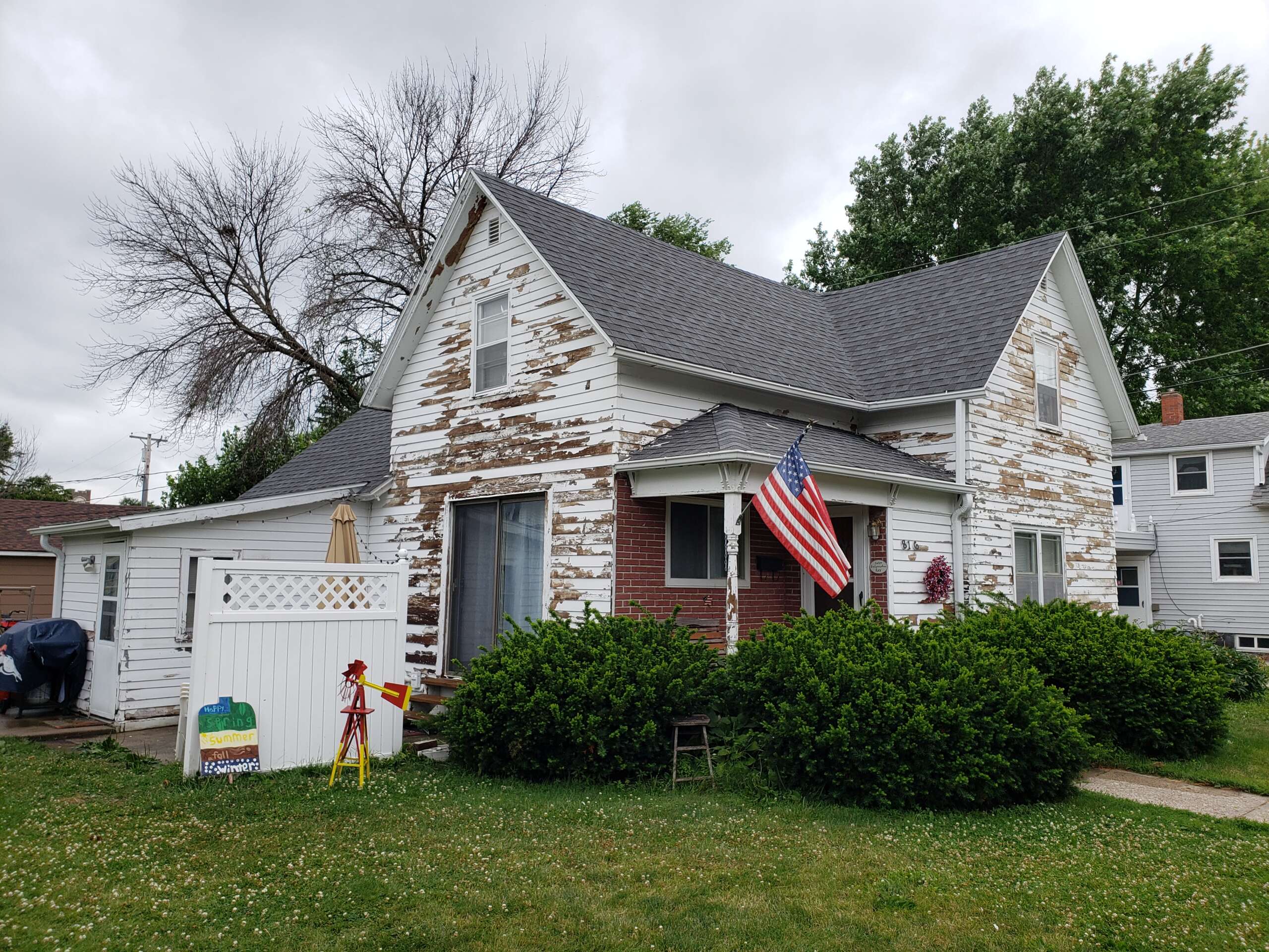 Before Exterior House Paint