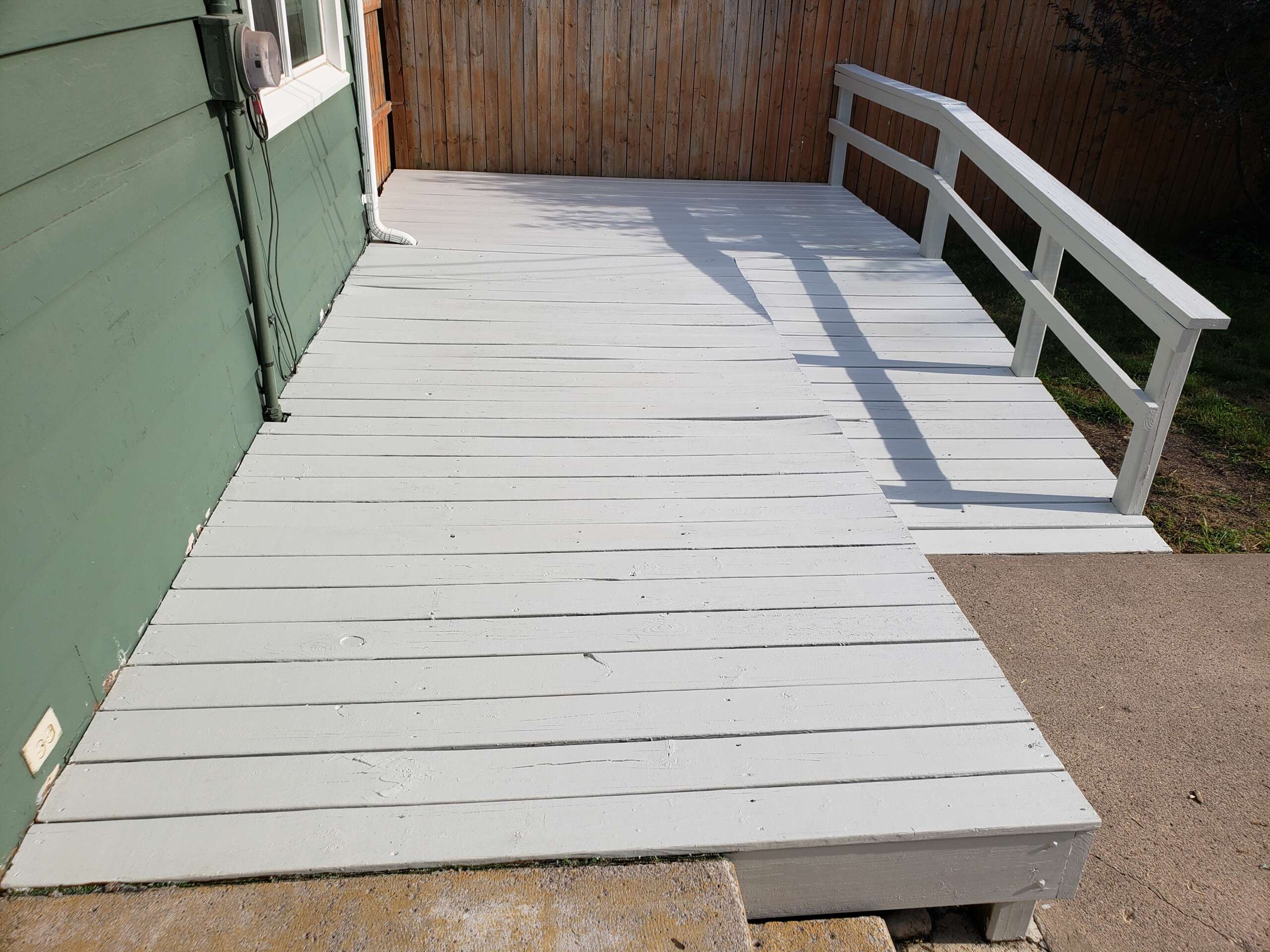 After Painting Deck